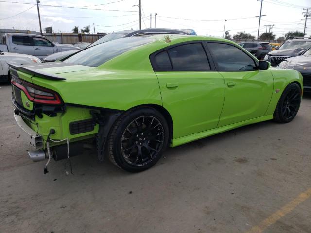 2C3CDXGJ8KH621983 - 2019 DODGE CHARGER SCAT PACK GREEN photo 3