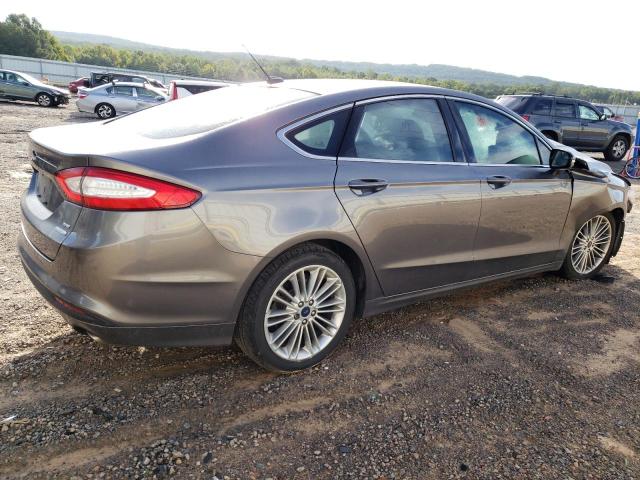 3FA6P0HD4ER371608 - 2014 FORD FUSION SE GRAY photo 3