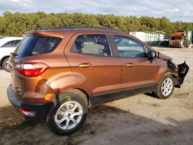MAJ3S2GE1KC277798 - 2019 FORD ECOSPORT SE BROWN photo 3