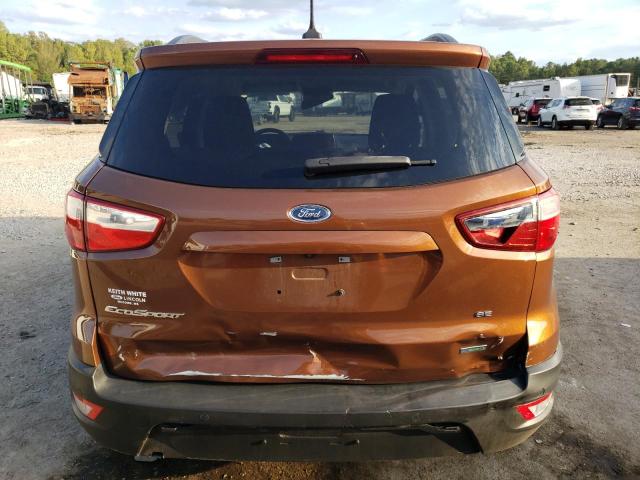 MAJ3S2GE1KC277798 - 2019 FORD ECOSPORT SE BROWN photo 6
