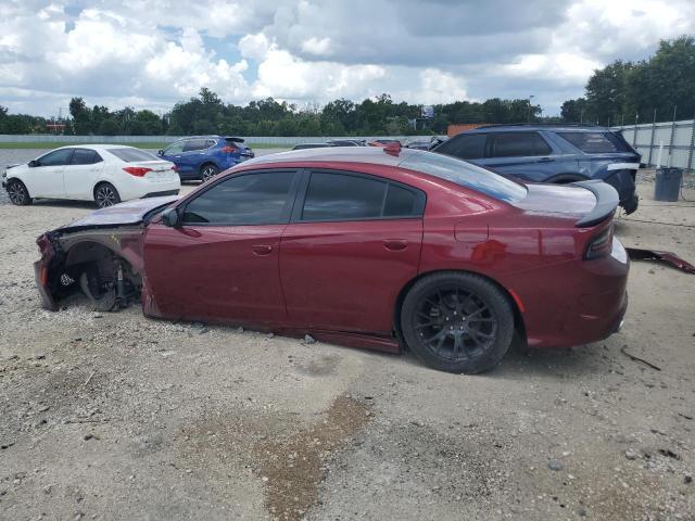 2C3CDXCT9MH652833 - 2021 DODGE CHARGER R/T BURGUNDY photo 2