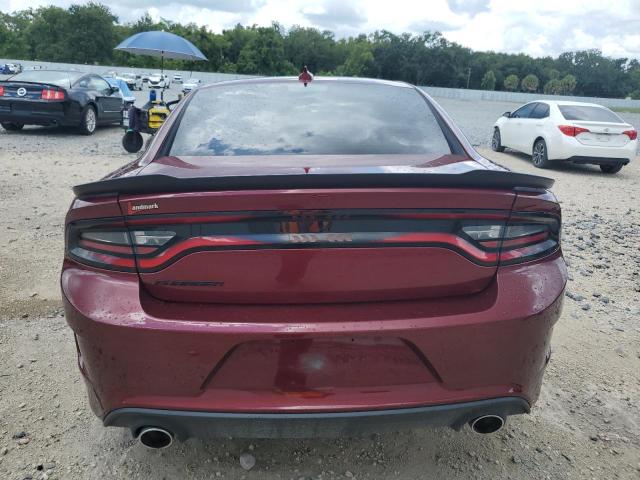 2C3CDXCT9MH652833 - 2021 DODGE CHARGER R/T BURGUNDY photo 6
