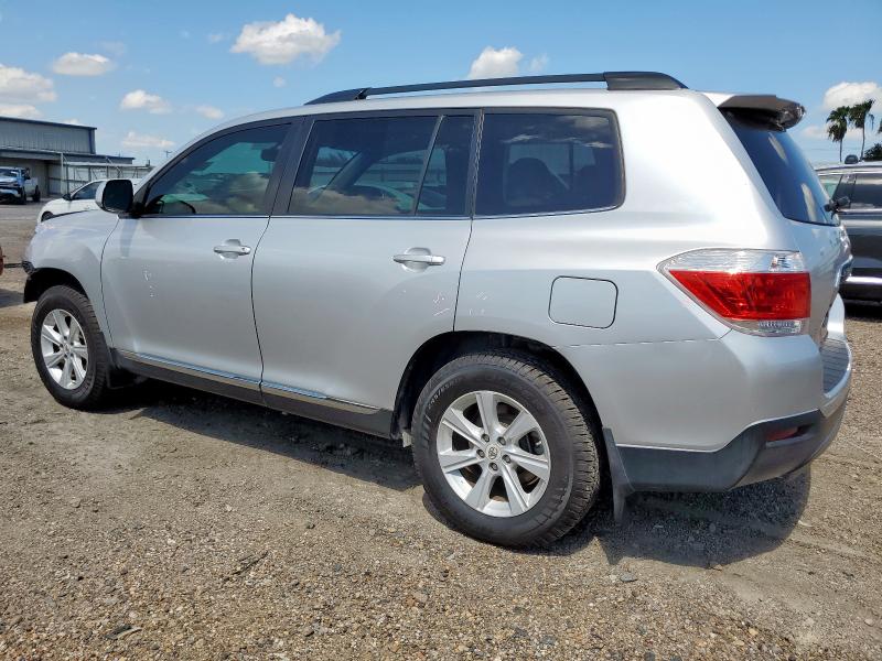 5TDZK3EH5CS066496 - 2012 TOYOTA HIGHLANDER BASE Gümüş fotoğraf 2