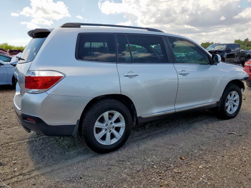 5TDZK3EH5CS066496 - 2012 TOYOTA HIGHLANDER BASE Gümüş fotoğraf 3