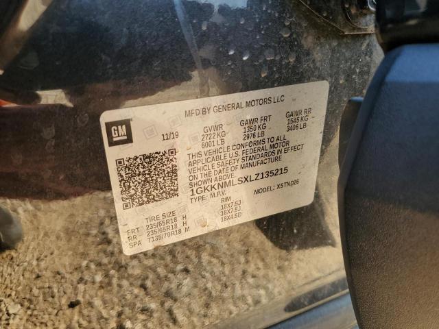 1GKKNMLSXLZ135215 - 2020 GMC ACADIA SLT Մոխրագույն լուսանկար 13