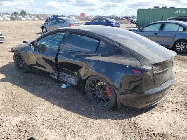 5YJ3E1EC5NF127004 - 2022 TESLA MODEL 3 BLACK photo 2
