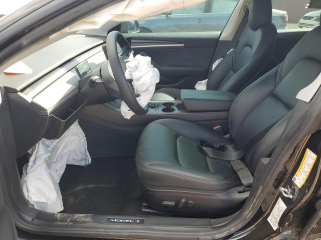 5YJ3E1EC5NF127004 - 2022 TESLA MODEL 3 BLACK photo 7