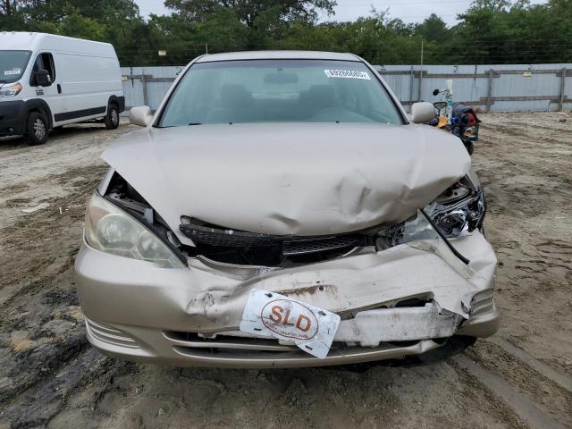 4T1BE32K23U211915 - 2003 TOYOTA CAMRY LE Qızıl foto 5