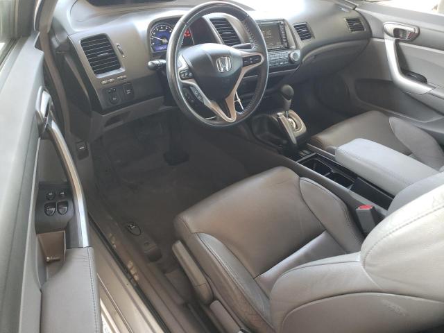 2HGFG12999H531473 - 2009 HONDA CIVIC EXL SILVER photo 8