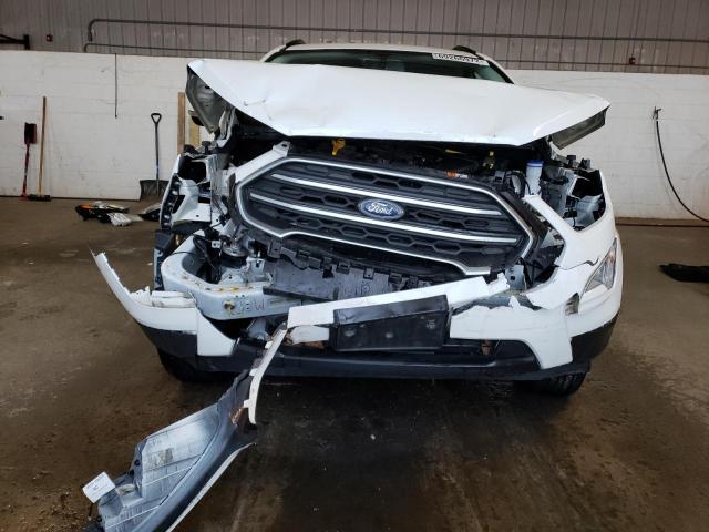 MAJ6S3GL0KC265546 - 2019 FORD ECOSPORT SE WHITE photo 5