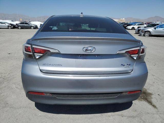 KMHE34L19HA047957 - 2017 HYUNDAI SONATA HYBRID GRAY photo 6