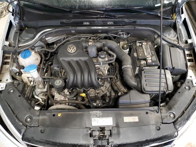 3VW2K7AJ1FM425622 - 2015 VOLKSWAGEN JETTA BASE 银色 照片 11