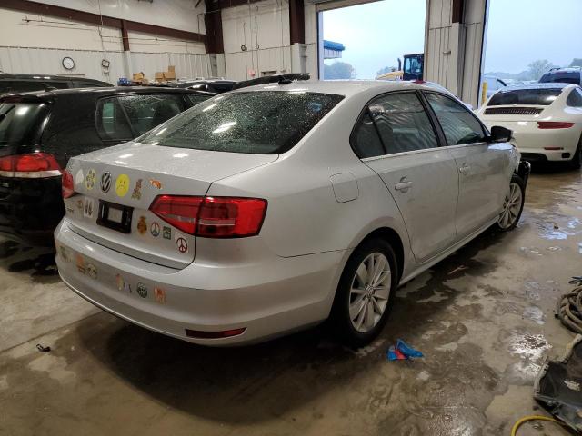 3VW2K7AJ1FM425622 - 2015 VOLKSWAGEN JETTA BASE 银色 照片 3