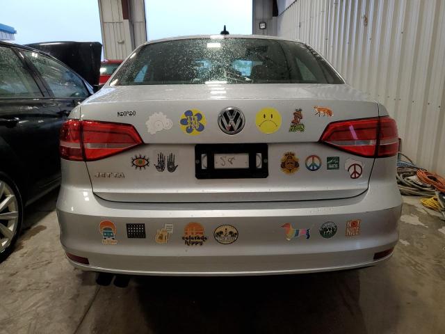 3VW2K7AJ1FM425622 - 2015 VOLKSWAGEN JETTA BASE 银色 照片 6