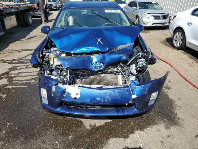 JTDKN3DU7B0289583 - 2011 TOYOTA PRIUS BLUE photo 5