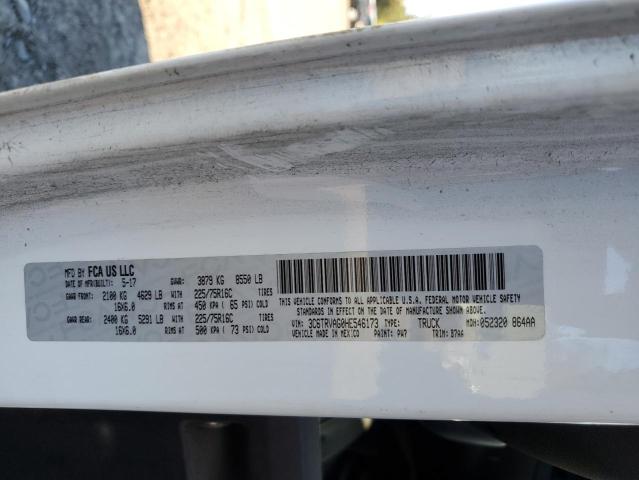 3C6TRVAG0HE546173 - 2017 RAM PROMASTER 1500 STANDARD WHITE photo 14