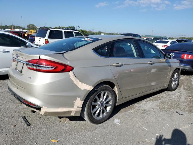 3FA6P0H72HR236691 - 2017 FORD FUSION SE CREAM photo 3