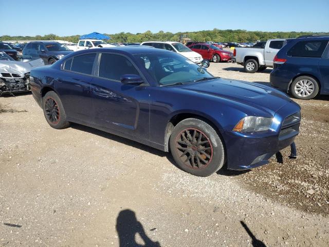 2C3CDXAG8DH711280 - 2013 DODGE CHARGER POLICE BLUE photo 4