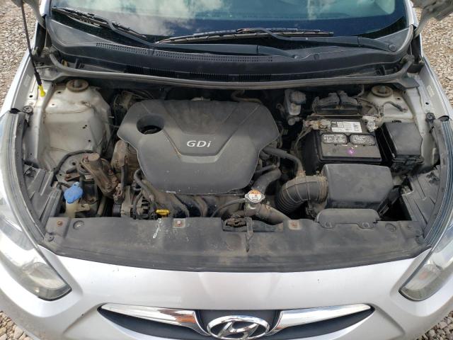 KMHCU5AE2CU017691 - 2012 HYUNDAI ACCENT GLS SILVER photo 11