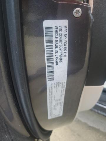 2C4RC1BG7PR560807 - 2023 CHRYSLER PACIFICA TOURING L ნაცრისფერი ფოტო 12