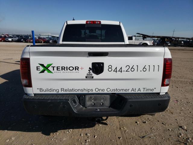 1C6RR7GG1LS118874 - 2020 RAM 1500 CLASS WARLOCK WHITE photo 6