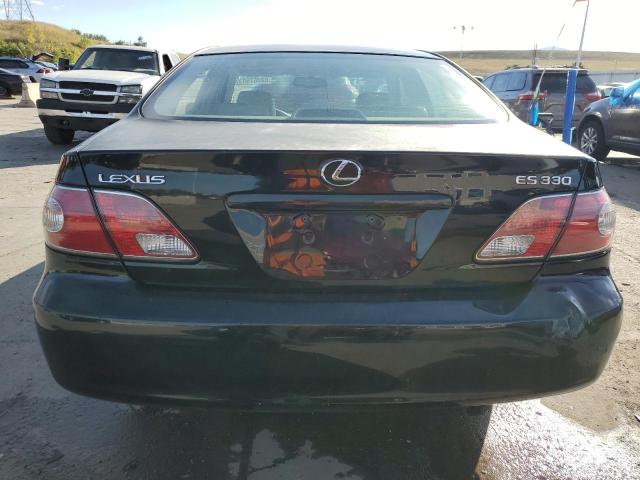 JTHBA30G940015847 - 2004 LEXUS ES 330 BLACK photo 6