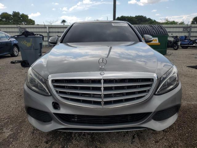 55SWF4KB3FU034912 - 2015 MERCEDES-BENZ C 300 4MATIC SILVER photo 5