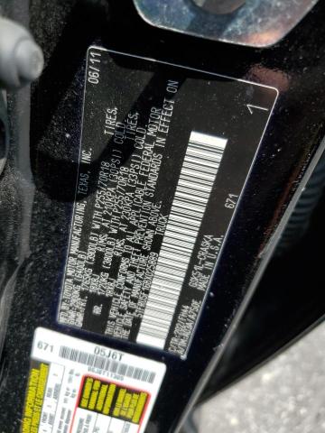 5TFRU5F16BX025889 - 2011 TOYOTA TUNDRA DOUBLE CAB SR5 BLACK photo 12