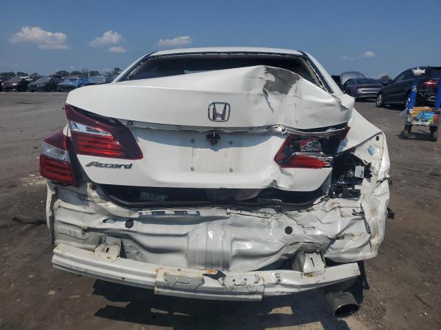 1HGCR2F3XHA003527 - 2017 HONDA ACCORD LX WHITE photo 6