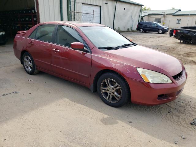 1HGCM56807A074150 - 2007 HONDA ACCORD EX RED photo 4