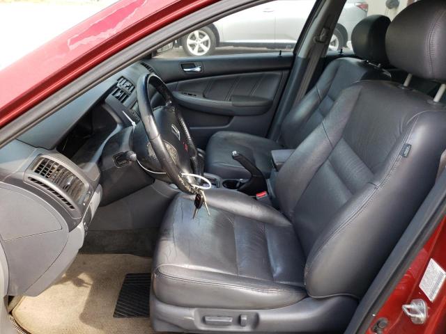 1HGCM56807A074150 - 2007 HONDA ACCORD EX RED photo 7