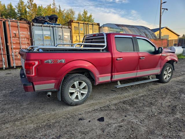 1FTFW1EF0FFA03286 - 2015 FORD F150 SUPERCREW BURGUNDY photo 3