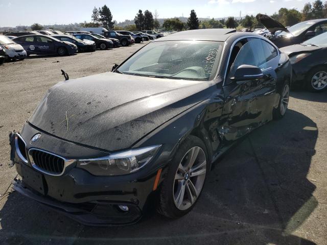 WBA4J1C50KBM12869 - 2019 BMW 430I GRAN COUPE BLACK photo 1