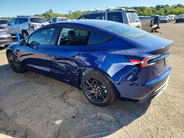 5YJ3E1EA2RF766154 - 2024 TESLA MODEL 3 Azul foto 2