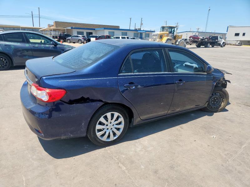 5YFBU4EEXDP098250 - 2013 TOYOTA COROLLA LE BASE BLUE photo 3
