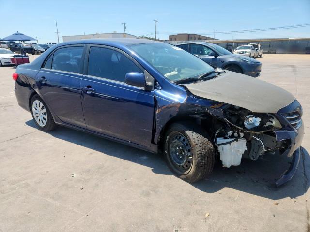 5YFBU4EEXDP098250 - 2013 TOYOTA COROLLA LE BASE BLUE photo 4