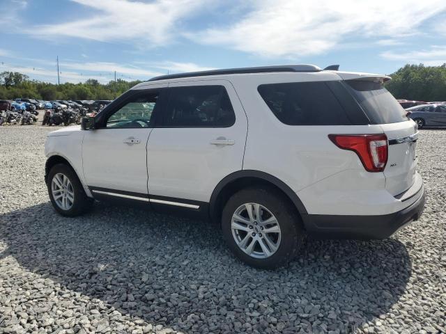 1FM5K8D81KGA99240 - 2019 FORD EXPLORER XLT WHITE photo 2