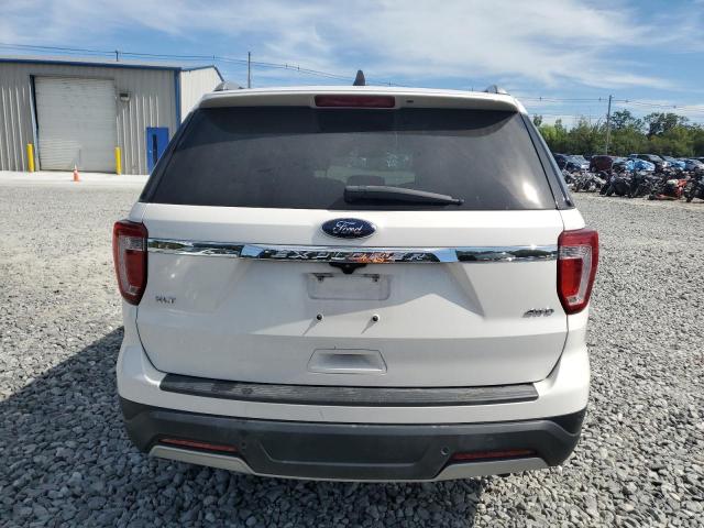 1FM5K8D81KGA99240 - 2019 FORD EXPLORER XLT WHITE photo 6