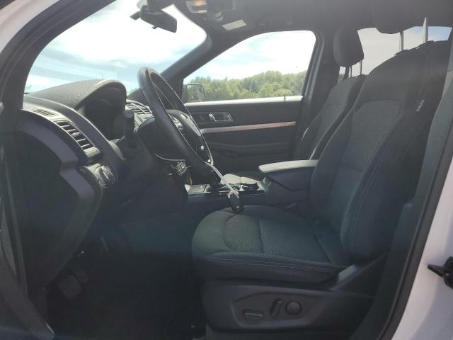 1FM5K8D81KGA99240 - 2019 FORD EXPLORER XLT WHITE photo 7