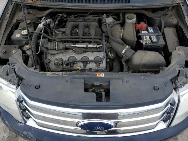 1FMDK05W18GA17896 - 2008 FORD TAURUS X SEL BLUE photo 12