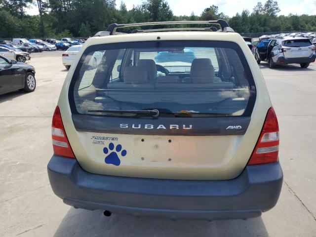 JF1SG63664H728216 - 2004 SUBARU FORESTER 2.5X GOLD photo 6