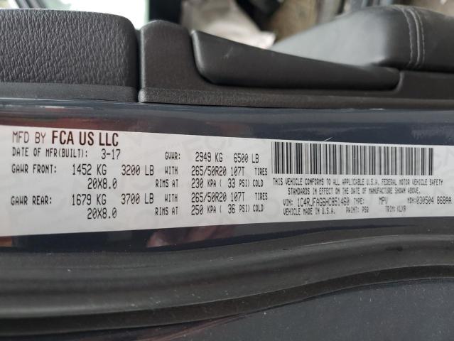 1C4RJFAG6HC851460 - 2017 JEEP GRAND CHEROKEE LAREDO CHARCOAL photo 13