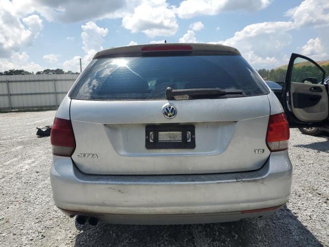 3VWPL7AJ6EM614753 - 2014 VOLKSWAGEN JETTA TDI SILVER photo 6