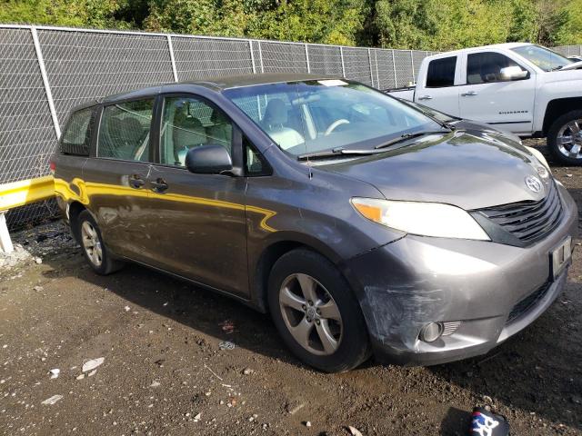 5TDKA3DC9BS007542 - 2011 TOYOTA SIENNA BASE GRAY photo 4