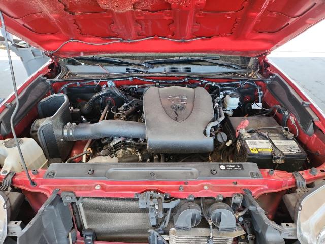 3TMAZ5CN3KM106098 - 2019 TOYOTA TACOMA DOUBLE CAB Красный фото 11