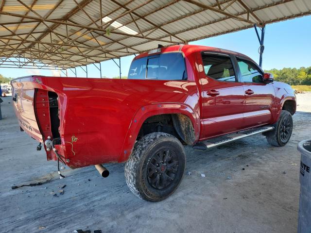3TMAZ5CN3KM106098 - 2019 TOYOTA TACOMA DOUBLE CAB Красный фото 3