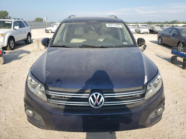 WVGBV7AX3CW607814 - 2012 VOLKSWAGEN TIGUAN S BLUE photo 5