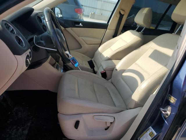 WVGBV7AX3CW607814 - 2012 VOLKSWAGEN TIGUAN S BLUE photo 7