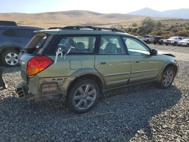 4S4BP62C567355675 - 2006 SUBARU LEGACY OUTBACK 2.5I LIMITED GREEN photo 3