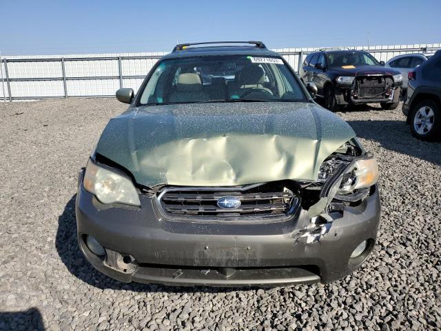 4S4BP62C567355675 - 2006 SUBARU LEGACY OUTBACK 2.5I LIMITED GREEN photo 5